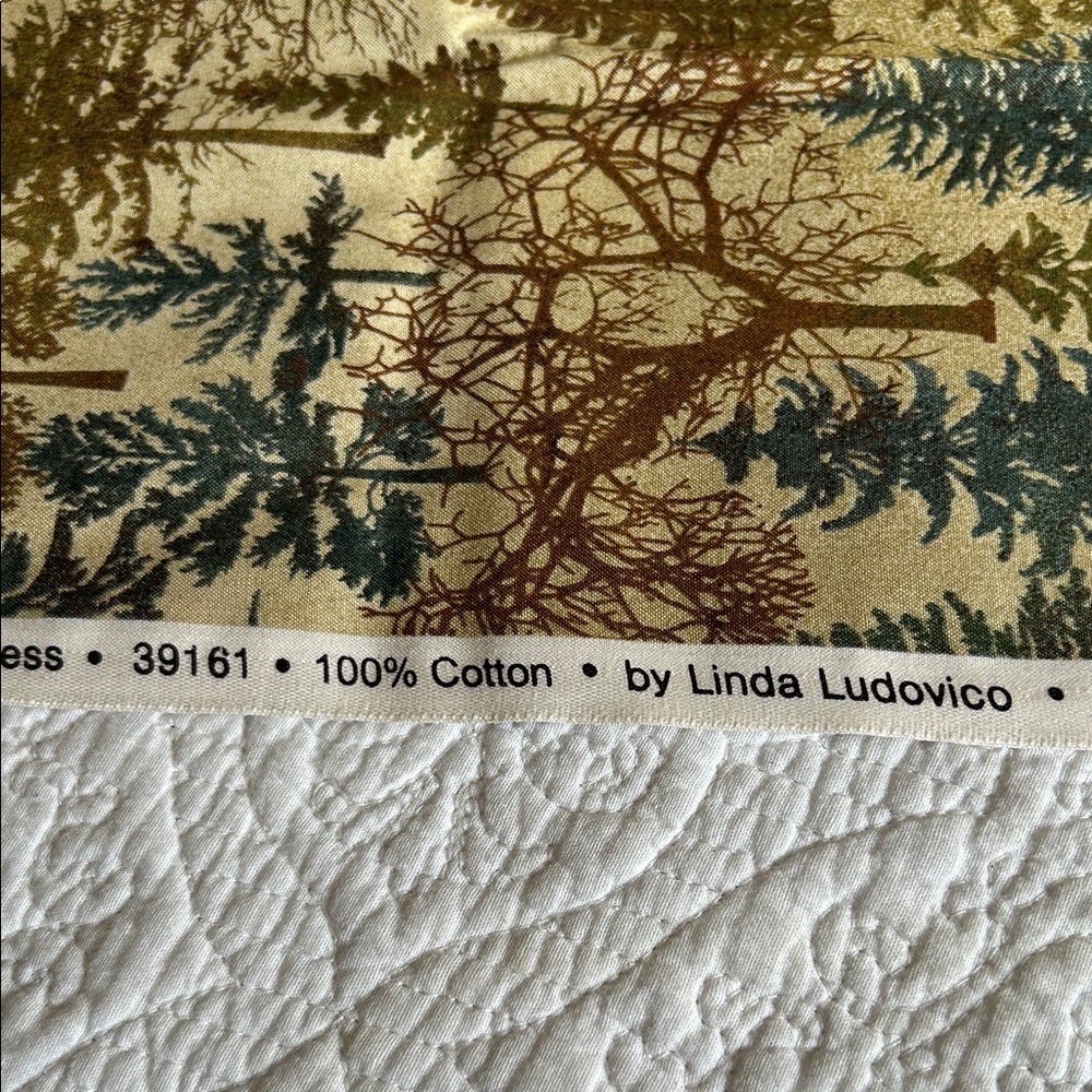Forest Patterned Fabric - Picture 4 of 5